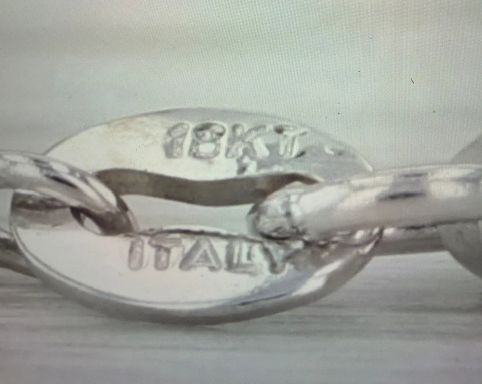 Collar Roberto Coin Circle Diamantes Oro Blanco 14 quilates - ¡Precioso! Foto 2 de 3