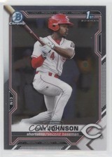2021 Bowman Chrome Prospects Ivan Johnson #BCP-149 0il7
