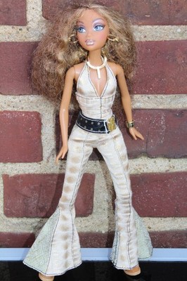 MATTEL MY SCENE PUPPE MC1 MODEPUPPE BODY ANZUG EINTEILER SCHMUCK SCHUHE RARITÄT