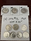 1964 kennedy half dollar Beautiful Coin                 SILVER $85 AN OUNCE