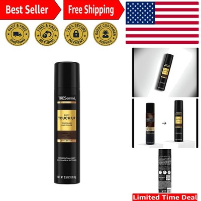 Lightweight Dark Brown Root Concealer Spray for Effortless Touch-Ups - 2.5 Oz
