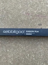 rabbitgoo Frosted Window Film Privacy Static Cling Stained Glass Film Decoration