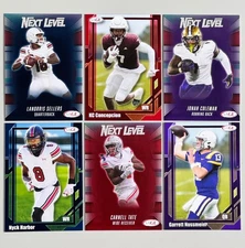 2026 Sage Low Series Football Cards - Red, Purple, Blue Parallels - You Pick!