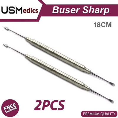 Implant Dental Veterinary Buser Periosteal Elevator Oral Surgery Instruments X2