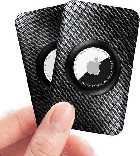 Paquete de 2 porta billetera con inserción ultra delgada para Apple Airtag para Apple Air