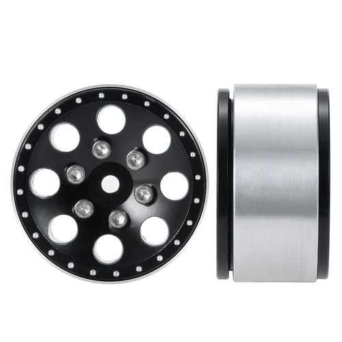 Cerchio ruota FLYXM CNC 1,0" Beadlock + pneumatico per auto cingolata 1/24 RC assiale SCX24 90081 - Foto 19 di 28