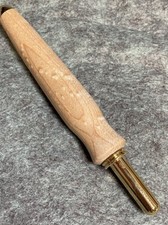 Hand carved Birds nest Maple Wood seam ripper sewing tool 24k gold finish