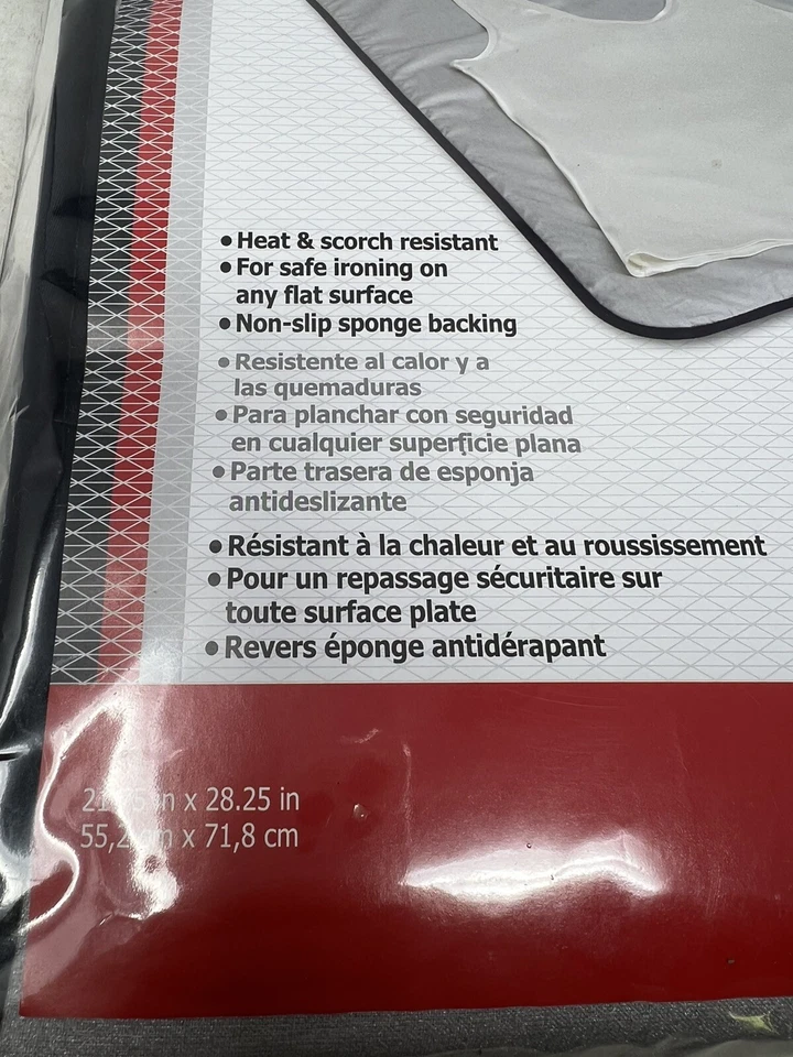 Household Essentials 129 Ironing Blanket 21.75" W X 28.3" L Cotton Gray Gray - Image 4 of 4