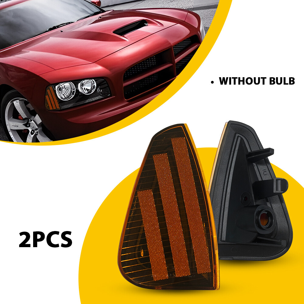 2006-2010 Dodge Charger Amber Corner Light Housing CH2551126 4806218AD
