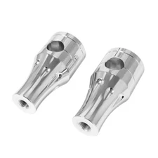 HandleBar Mount Clamps Risers Adapter 7/8" 22MM For Harley Yamaha Suzuki Chrome