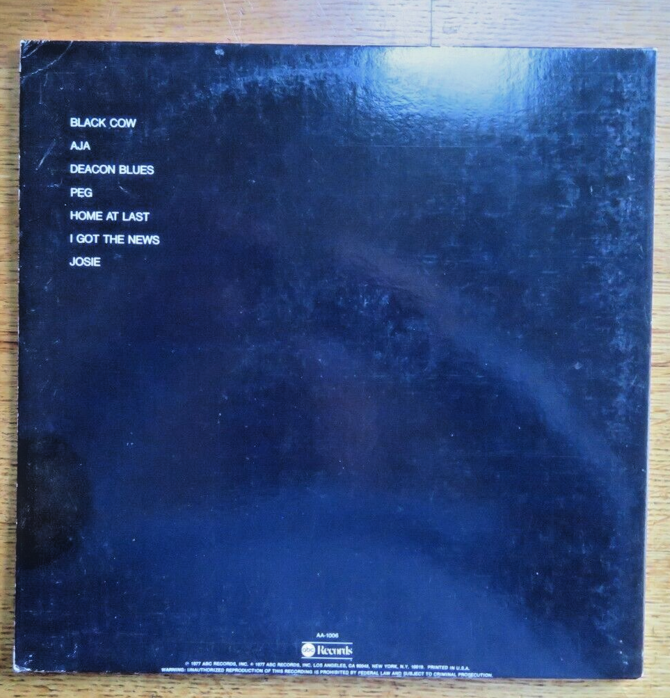 Steely Dan - Aja LP - ABC AA-1006 - Gatefold Original 1977 Press