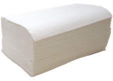 Papierhandt&uuml;cher 24,5 x 21 cm 4000 Stk.  Zellstoff hochwei&szlig;