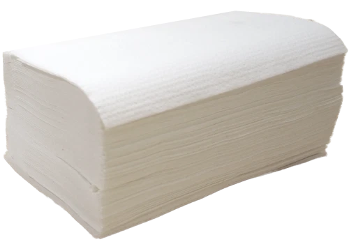  6400 Stk. Einmalhandtücher Papierhandtücher 25x23cm 2lagig weiß V-Falz(ZZ-Falz) - Bild 2 von 3