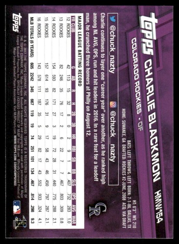2017 Topps Holiday Complete Your Set (HMW1-HMW200) Free Shipping! - Picture 297 of 387