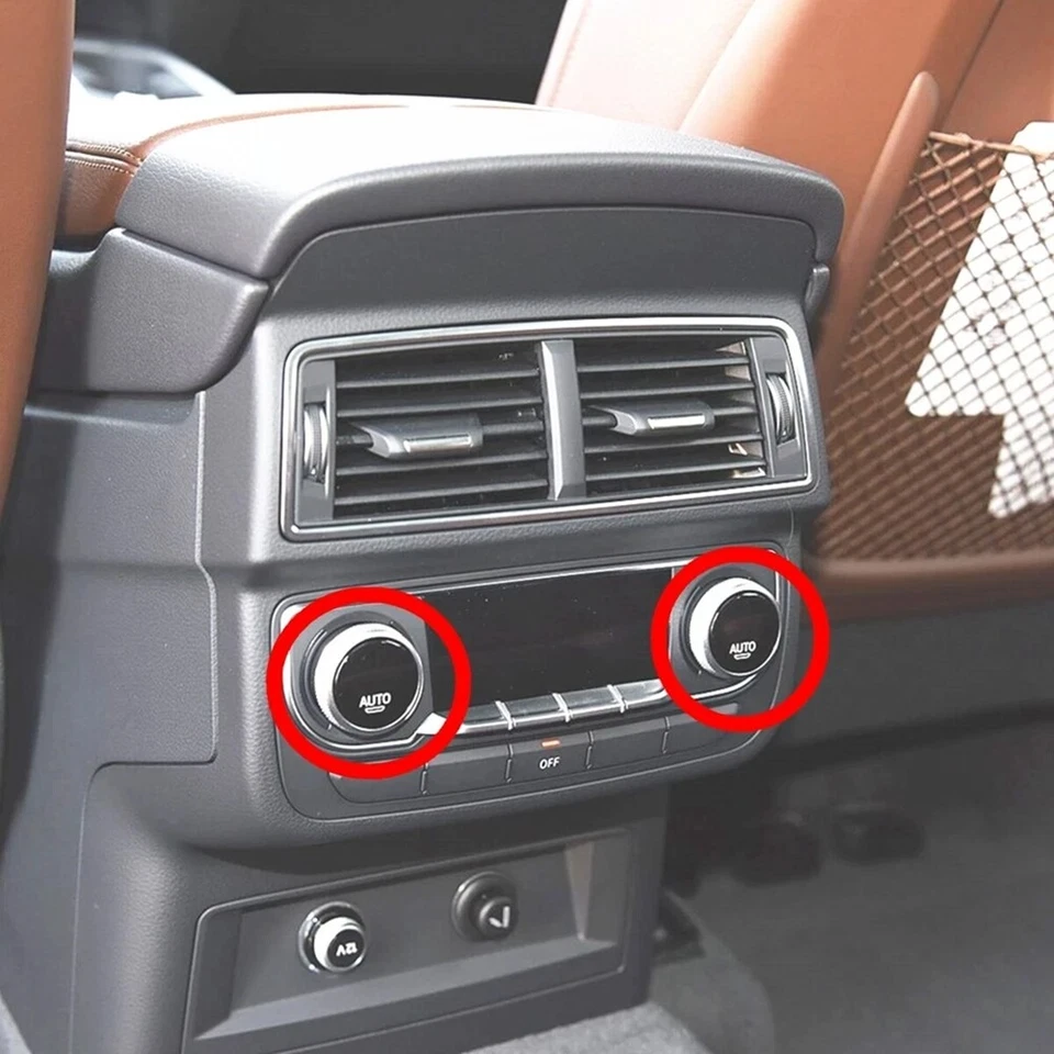 Panel de control de aire acondicionado trasero botón interruptor de clima para Audi Q7 2016-2019 Foto 2 de 4