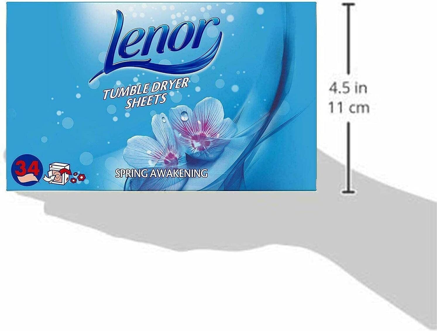 2 Pack of Lenor Tumble Dryer Fabric Conditioner Sheets Spring Awakening