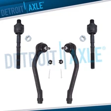 Front Inner & Outer Tie Rod Ends for 2007 - 2012 Hyundai Elantra Kia Forte Koup