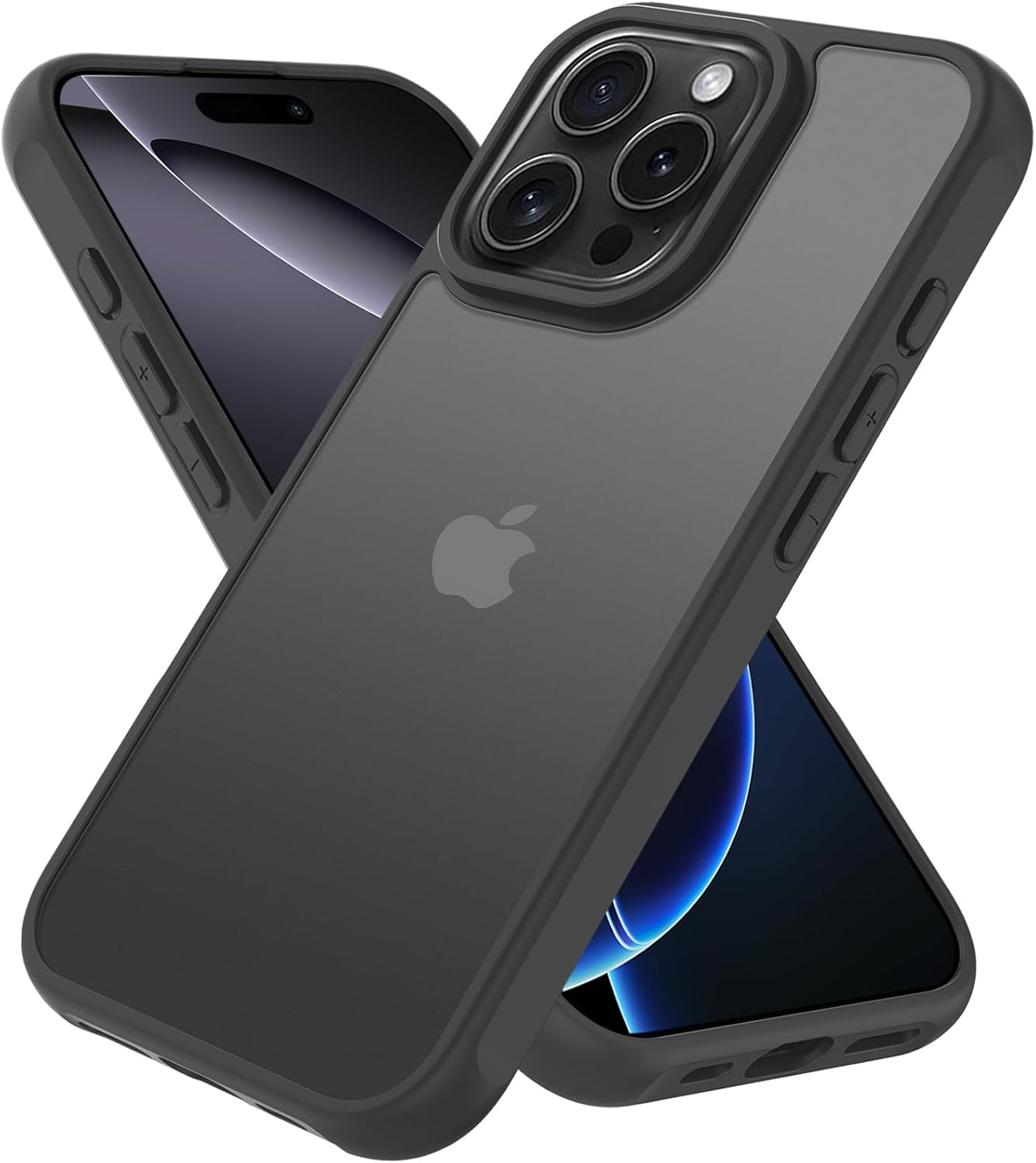 iPhone 16 Pro Case - Shockproof Matte Back, Military-Grade Drop Protection-image