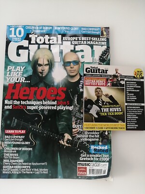 Total Guitar Magazine 176 + CD - Hives, New Found Glory, Bad Company
