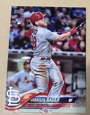 2018 Topps #21 Harrison Bader Rookie Card St. Louis Cardinals