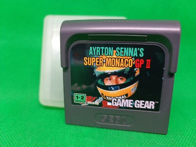 Jeu Sega Game Gear - Ayrton Senna's Super Monaco GP II - Cartouche Seule, Bon état