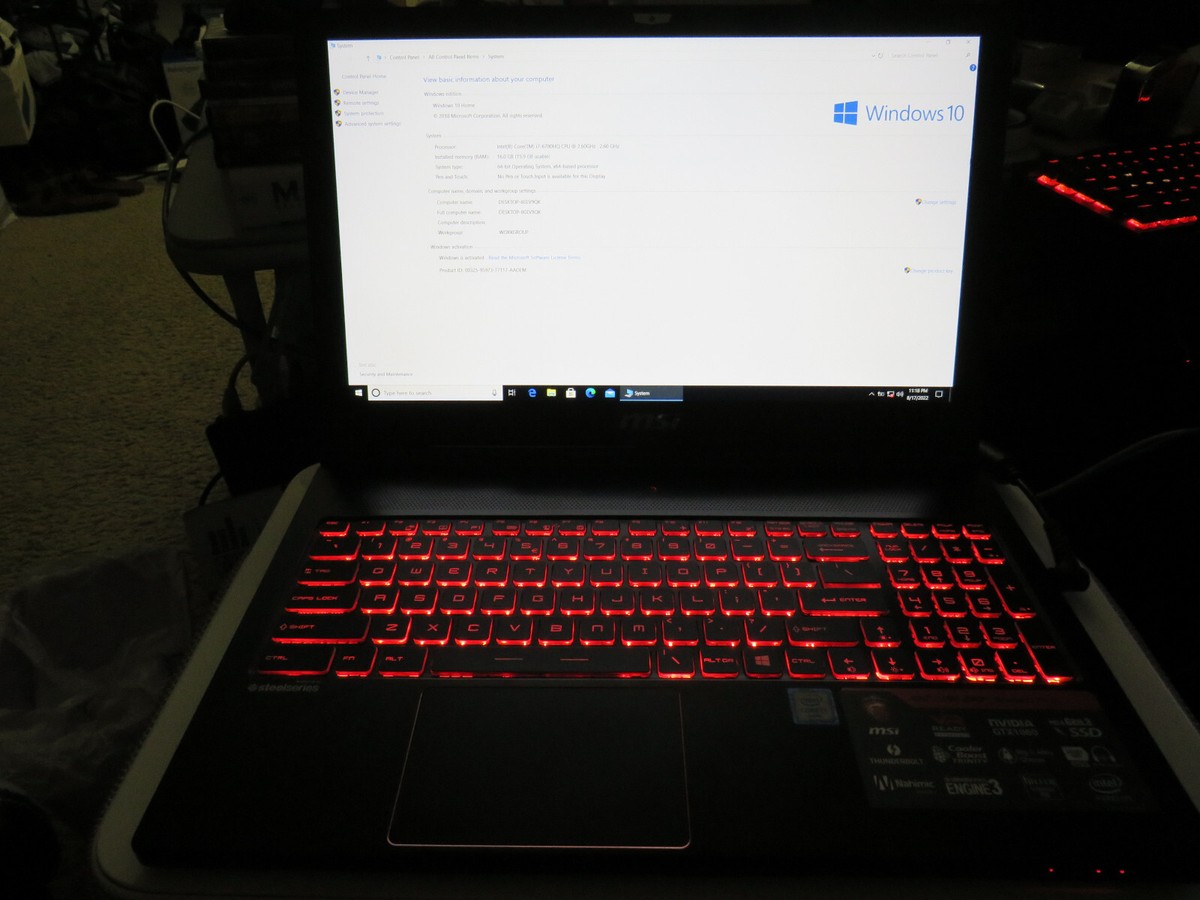 MSI GS63VR 6RF Stealth Pro 15.6