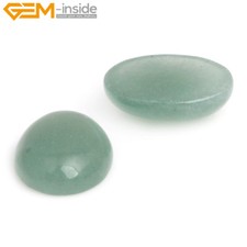 CAB Cabochon Oval Green Aventurine Stone Beads Jewelry Ring Pendant Making 5pcs