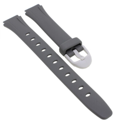 Casio Collection Uhrenarmband | Ersatzband Resin grau für LW-203