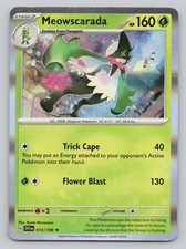 2023 Pokemon Card Meowscarada Scarlet & Violet Holo #15