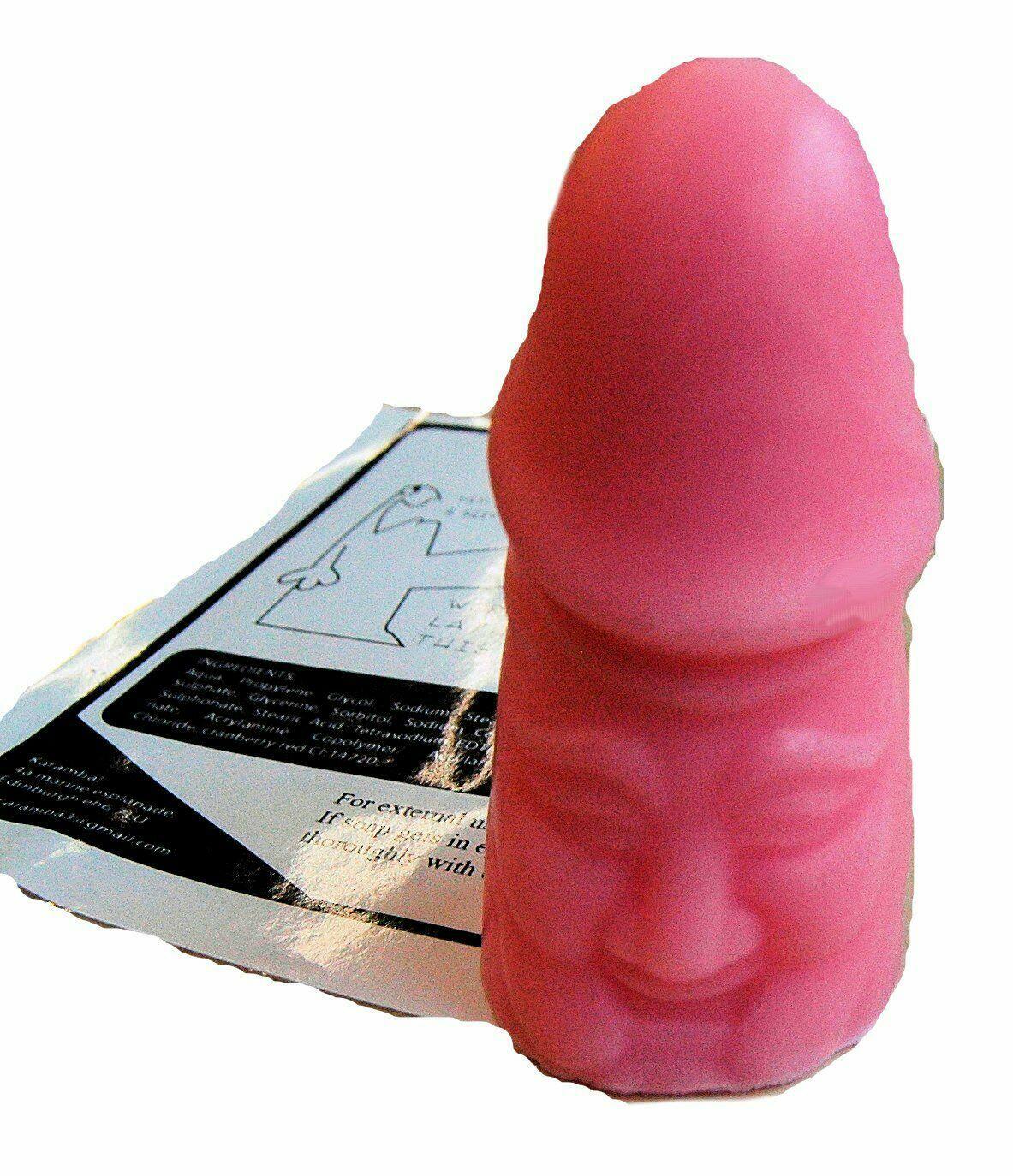 Regalo Pranzo Pecker Pal Neues Gesicht Cabaret Fallico Rosa Seife 12cm/10.2cm