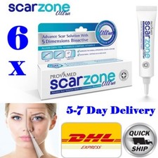 6 x 10 g.Scarzone Ultra Cream Healing Wound B...