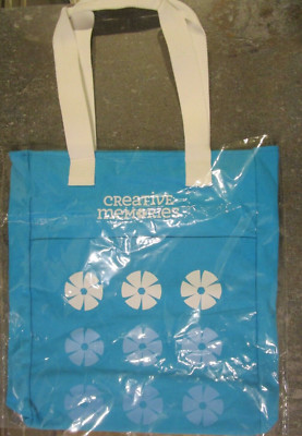 Creative Memories Blue Tote Bag -  Light Blue (CM Blue) - NEW 2023