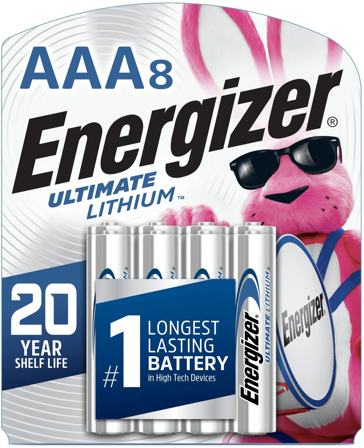 AAA Batteries, Ultimate Triple a Battery Lithium, 8 Count-image