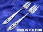 INTERNATIONAL SILVER IRIS STERLING SILVER SALAD FORK - NEARLY NEW CONDITION