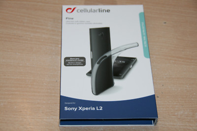 Cellularline Soft Schutzhülle Sony Xperia L2 transparent Handy Case Bumper