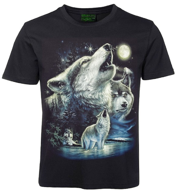 T-Shirt Wolf Wolfsrudel Wölfe Shirt