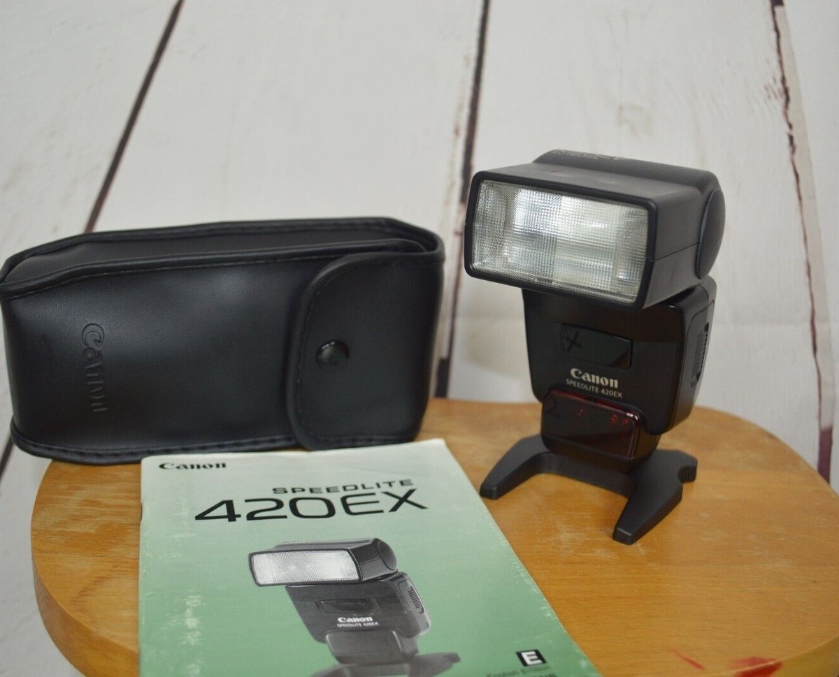 Canon Speedlite 420EX Flash for Canon EOS SLR Cameras Older