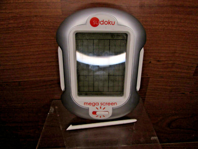 2005 Techno Source Mega Screen Sudoku handheld electronic game & Stylus