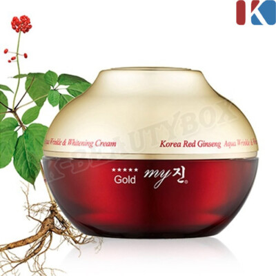MYJIN GOLD Red Ginseng Aqua Wrinkle & Whitening Cream 50ml Anti