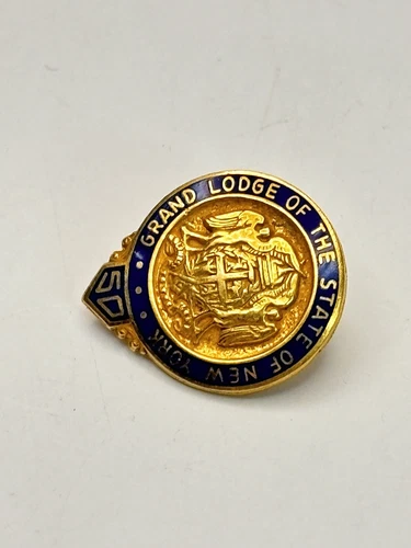 Vintage Endicott Johnson Shoe Co. 30 Years Workers Club Pin 10K GF Pinback