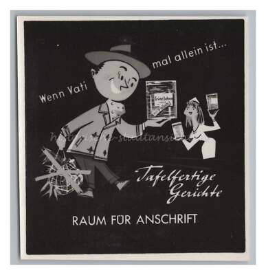 DEWAG Werbeagentur DDR Werbung - Grüne Bohnen mit Fleisch - Foto Collage