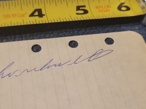 Donnis Churchwell Ken MacAfee Washington Redskins Signed Autograph Autographed - Picture 6 of 10