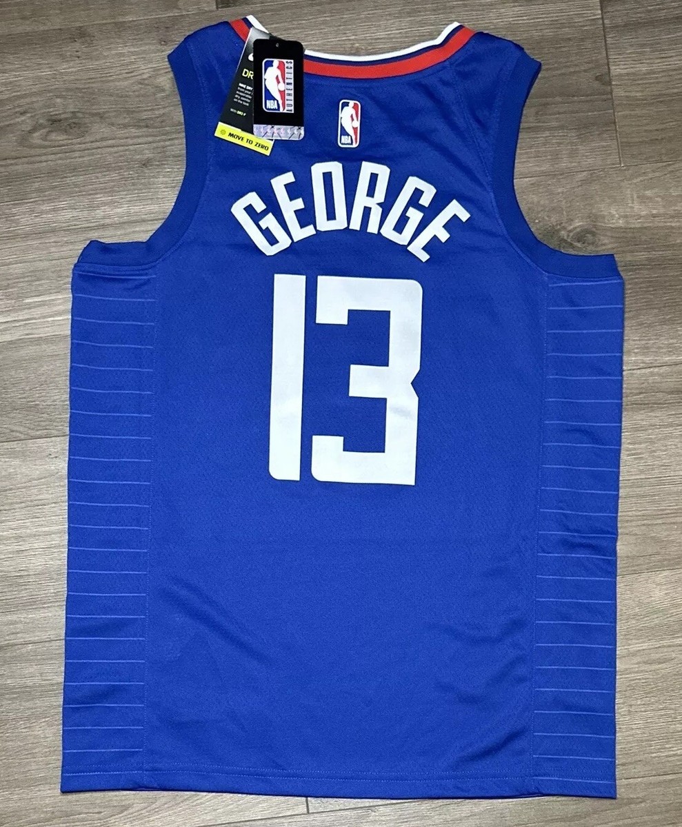 Los Angeles Clippers Paul George Nike Vaporknit Jersey Men S