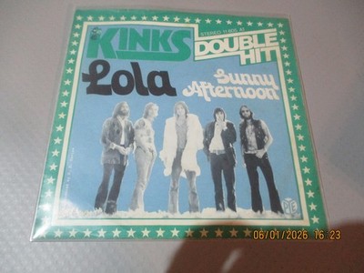 (12)  7'' Single Vinyl - Kinks -Lola / Sunny Afternoon