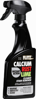 FLITZ Instant Calcium Lime and Rust Remover 16oz/473ml CR 01606 (SEE VIDEO)