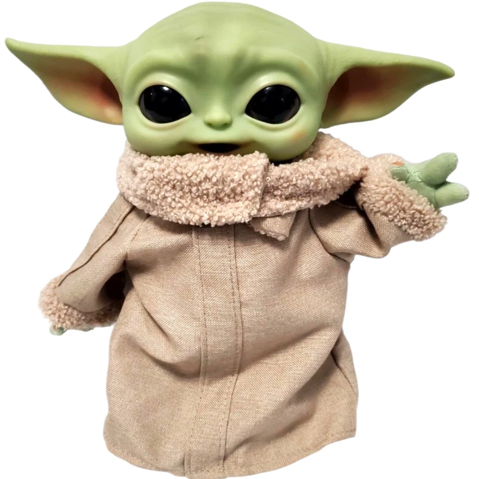 Плюшевая игрушка кукла Mattel Star Wars Mandalorian The Child Baby Yoda Grogu высота 12 дюймов - Изображение 2 из 4