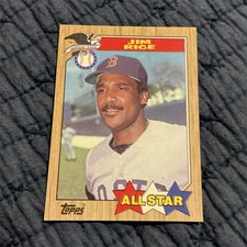 Topps 1987 Jim Rice #610 All-Star Boston Red Sox Baseball Card