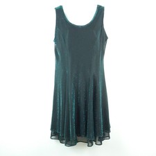 Vintage 90s Sparkly Fairy Grunge Dress Whimsigoth Hoco Event Size 12 Fit Flare