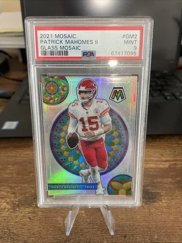 2021 Panini Mosaic - Glass Mosaic Patrick Mahomes II #GM-2 SSP Case Hit PSA 9