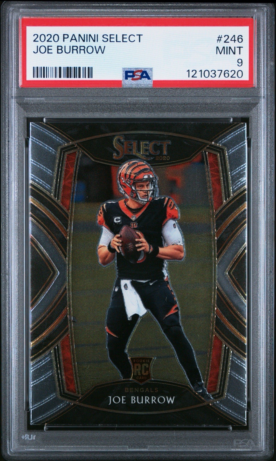 2020 Panini Select - Club Level Joe Burrow #246 (RC) Rookie PSA 9 📈📈📈